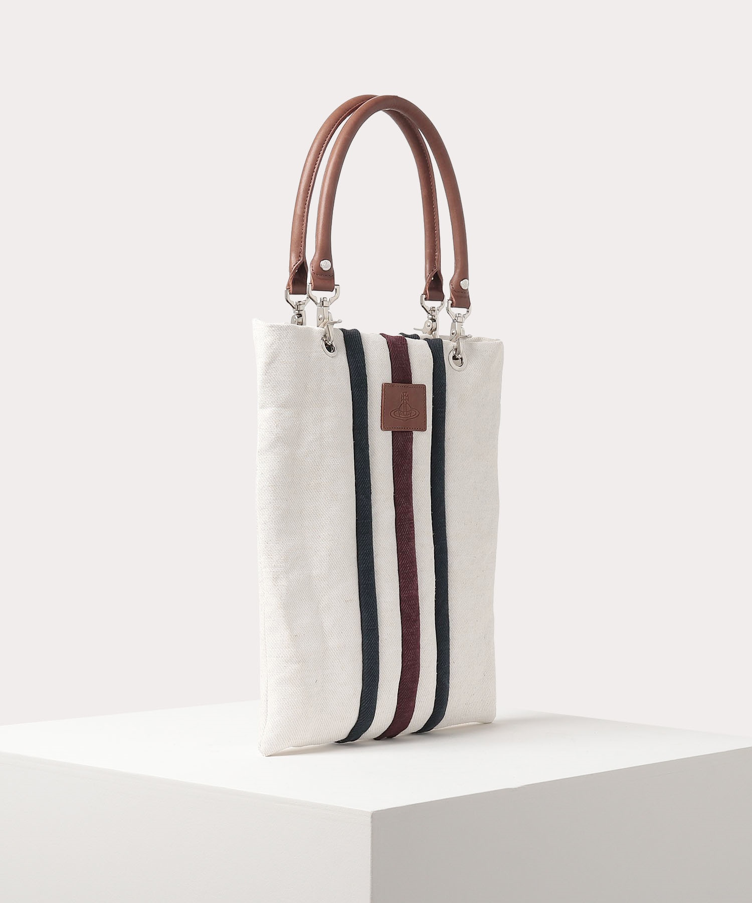 ヴィンテージストライプ トートバッグm ホワイト レディース 4249c21 公式通販 ヴィヴィアン ウエストウッド Vivienne Westwood