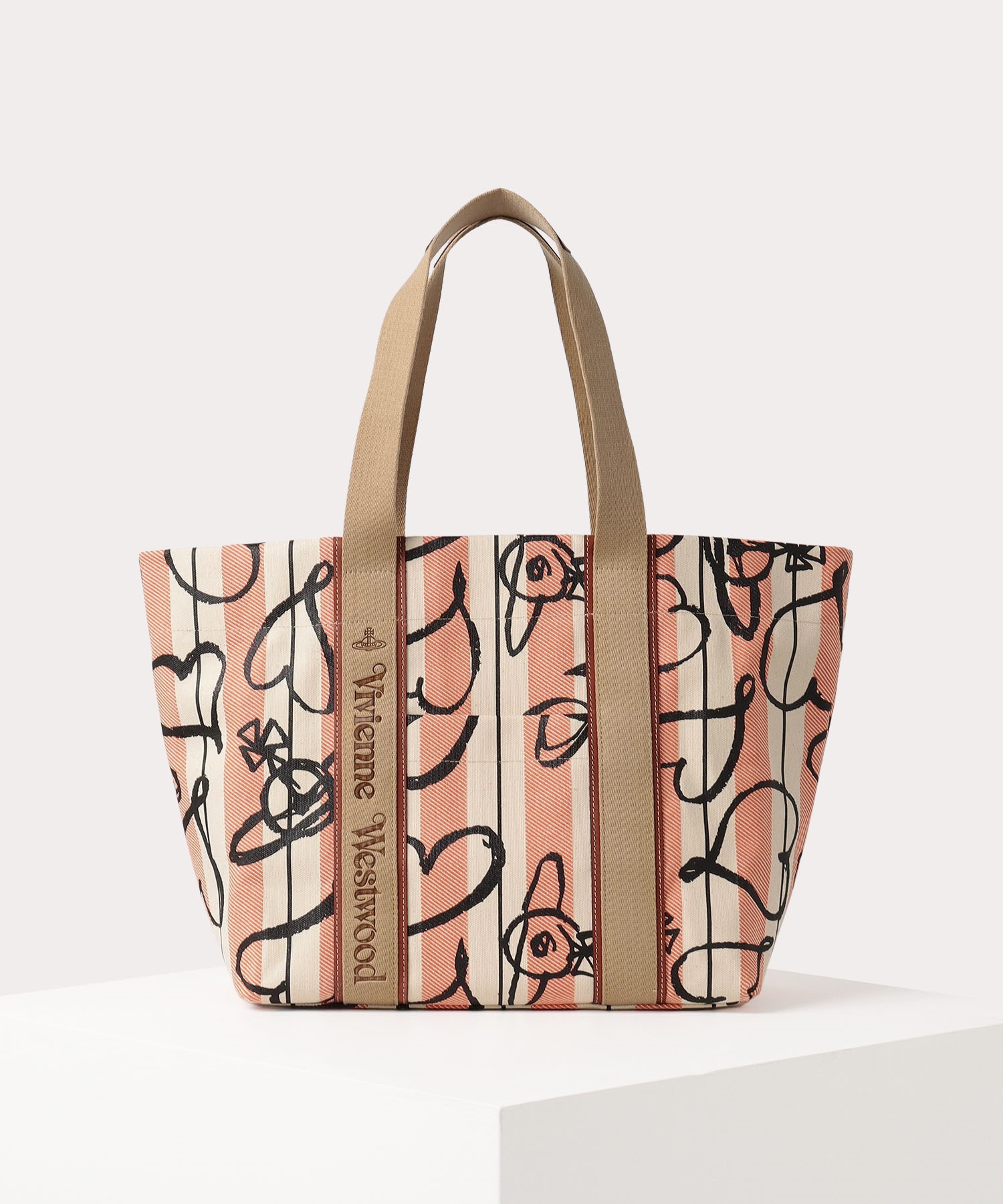 Scribble Hearts トートバッグ オレンジ レディース 4249d50 バッグすべて トートバッグ 公式通販 ヴィヴィアン ウエストウッド Vivienne Westwood Scribble Hearts トートバッグ オレンジ レディース 4249d50 バッグすべて トートバッグ 公式通販 ヴィヴィアン ウエストウッド Vivienne Westwood