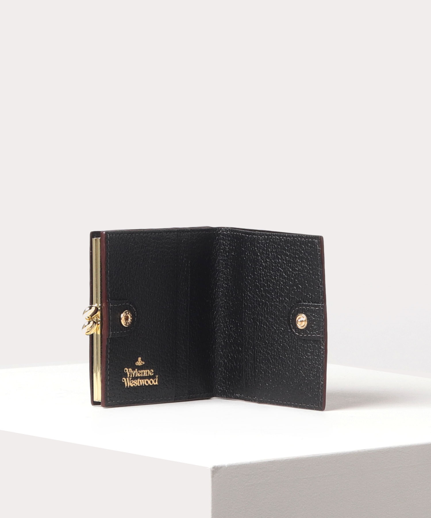 Vivienne Westwood ヴィヴィアン 二つ折り財布 ミニ財布 黒