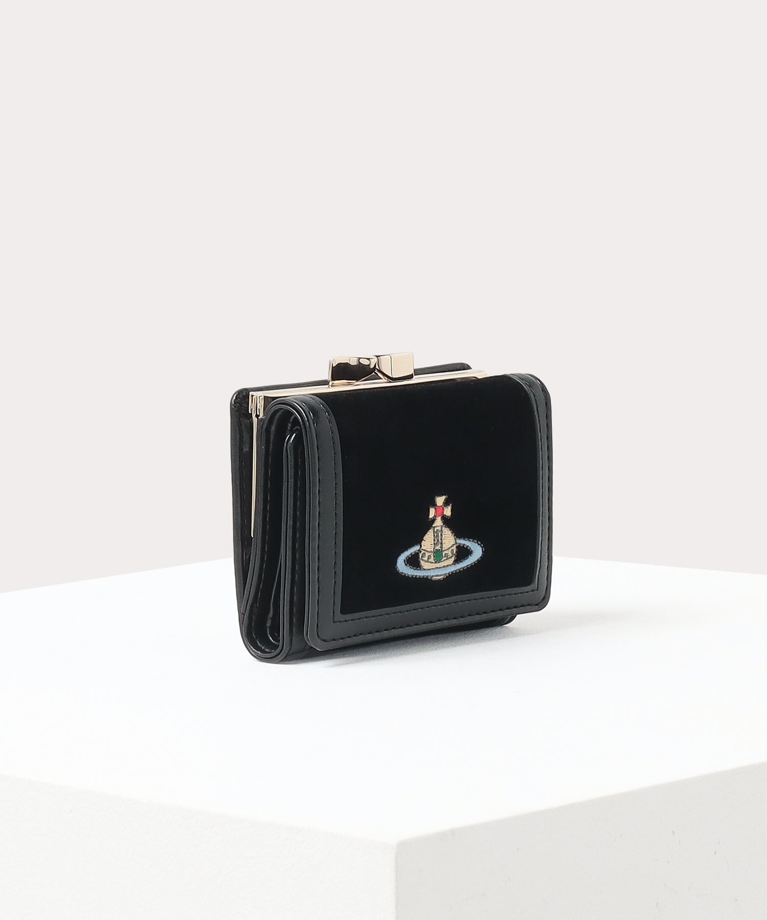 【美品】Vivienne Westwood 二つ折り財布 チェック柄 コットン