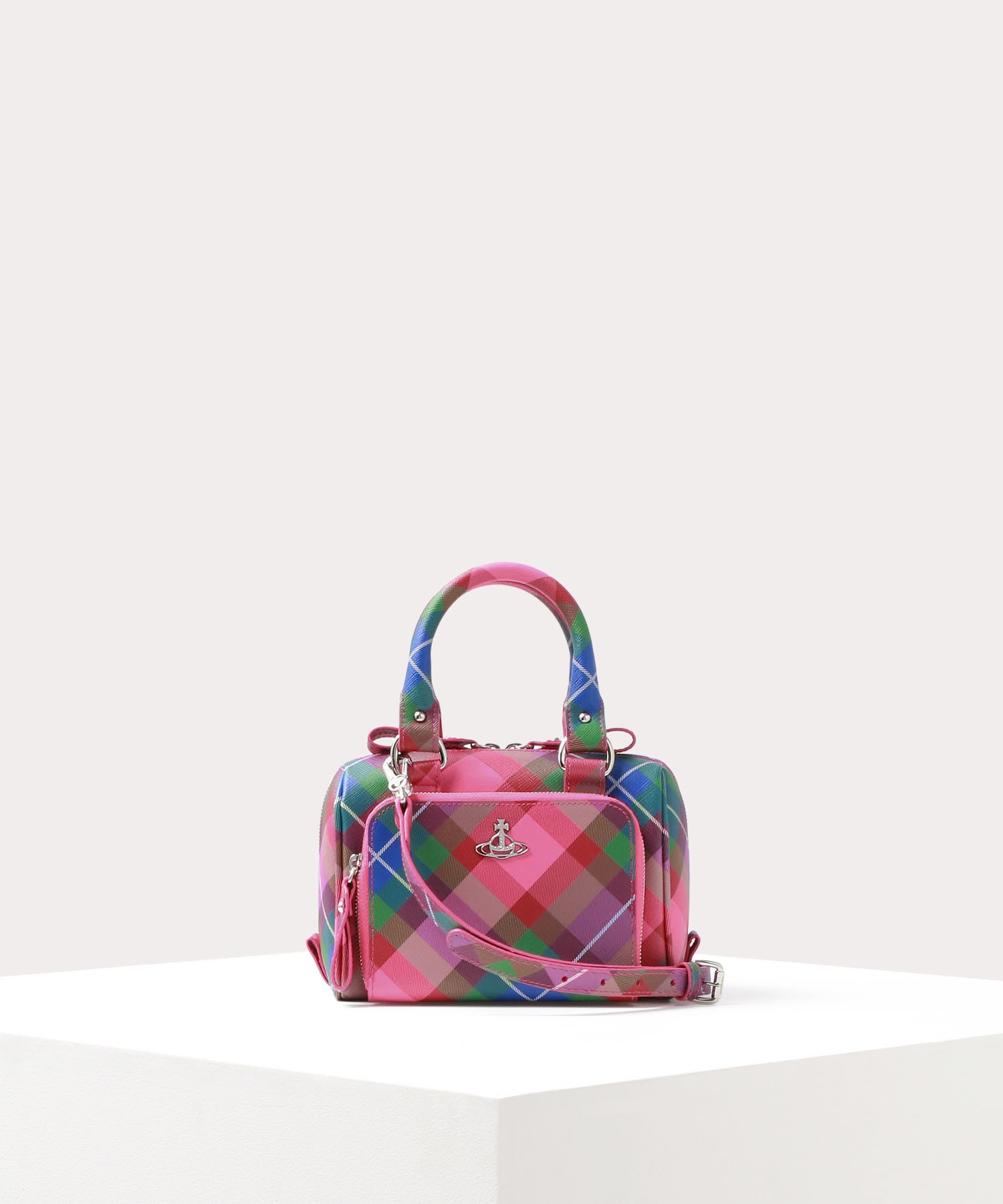 CHELSEA ボウリングバッグS(CANDY TARTAN)（レディース）（1220942339）｜バッグすべて(ボストンバッグ)｜【公式通販】 ヴィヴィアン・ウエストウッド（Vivienne Westwood）