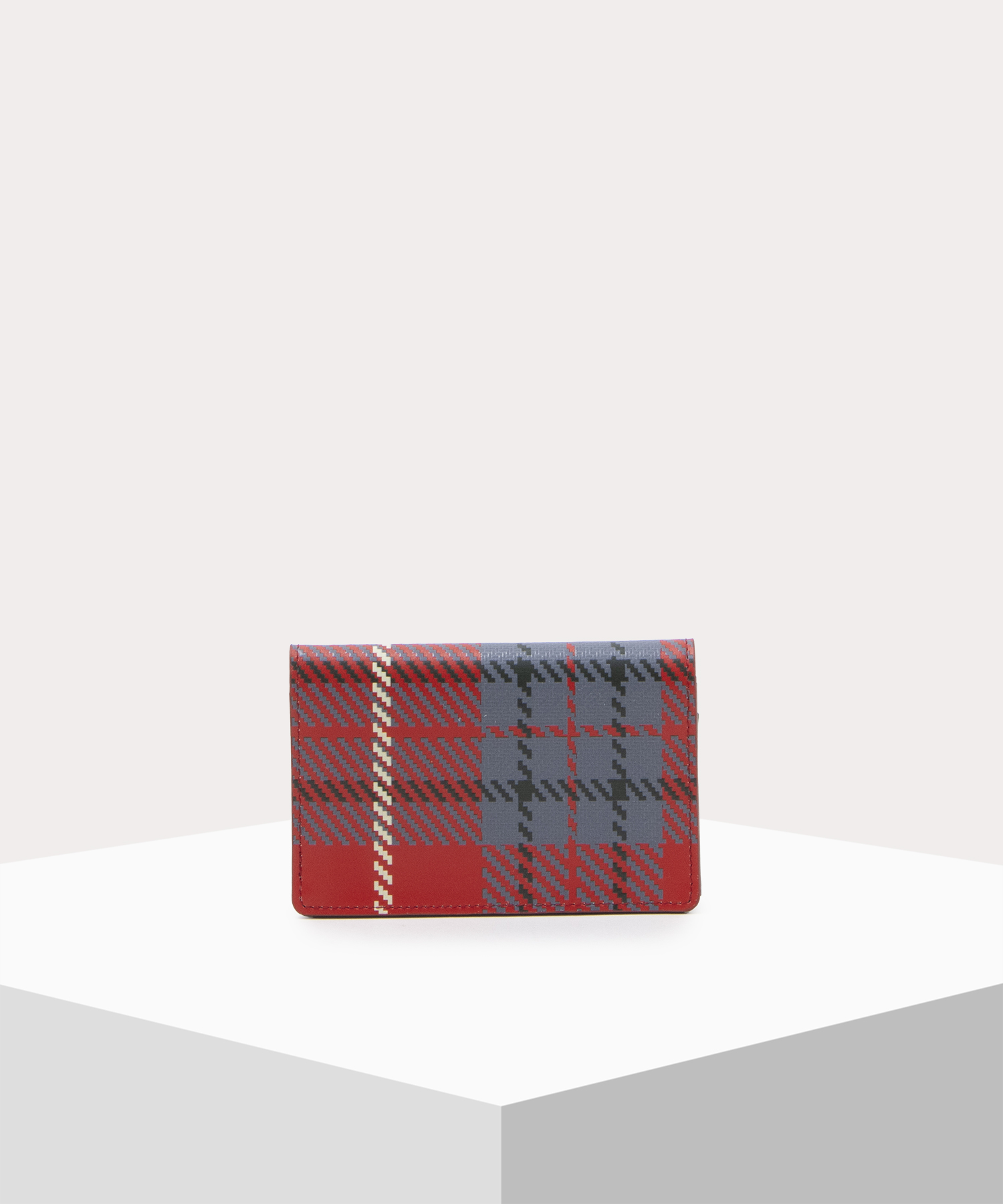 GLOSSY TARTAN LEATHER J[hP[X