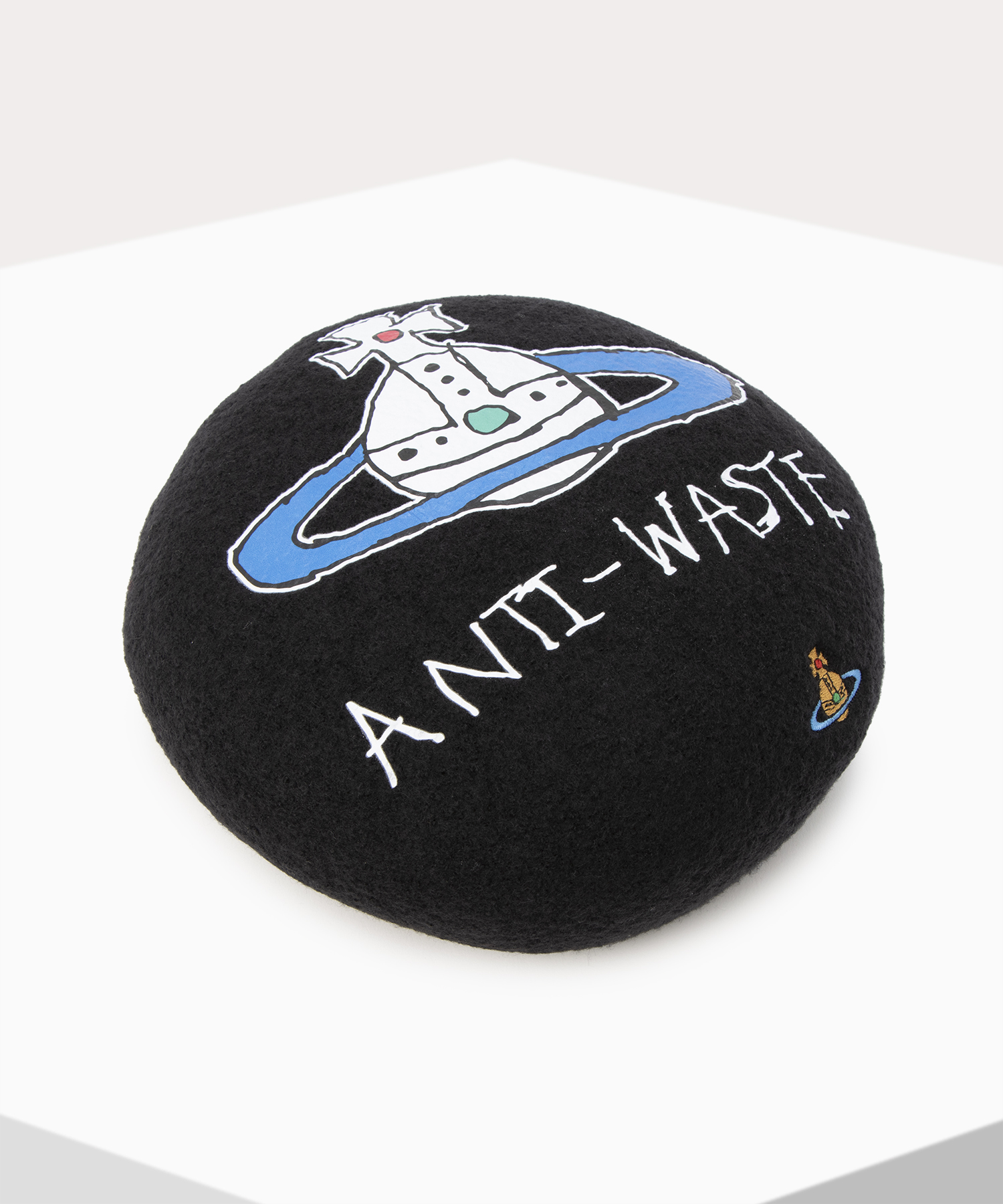 ANTI WASTE ベレー帽(ブラック)（レディース）（1242942041）｜帽子すべて(ニットキャップ)｜【公式通販】ヴィヴィアン ・ウエストウッド（Vivienne Westwood）