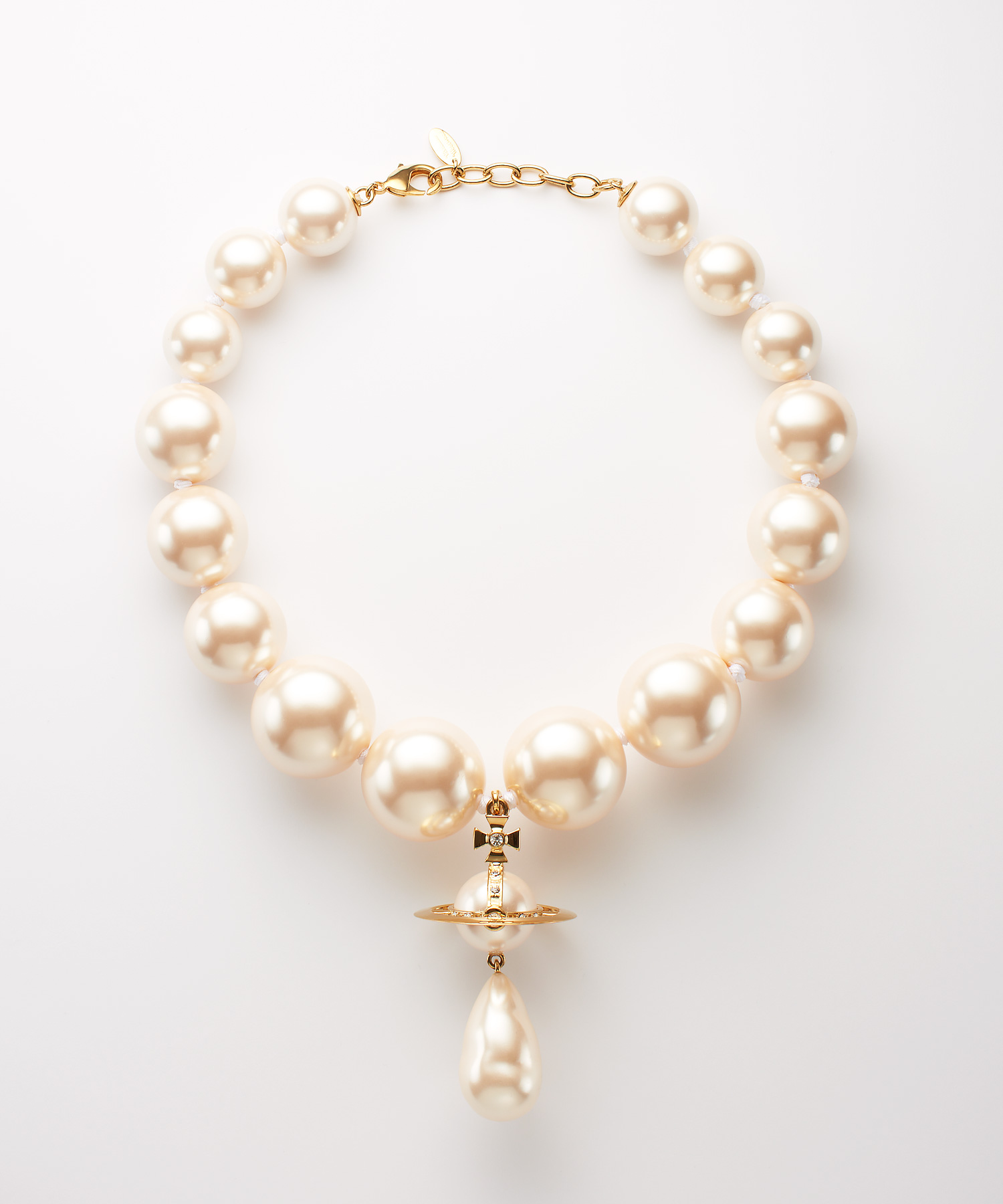 GIANT PEARL DROP ネックレス(ゴールド)（レディース）（1250942055）｜アクセサリーすべて(ネックレス ・ペンダント)｜【公式通販】ヴィヴィアン・ウエストウッド（Vivienne Westwood）