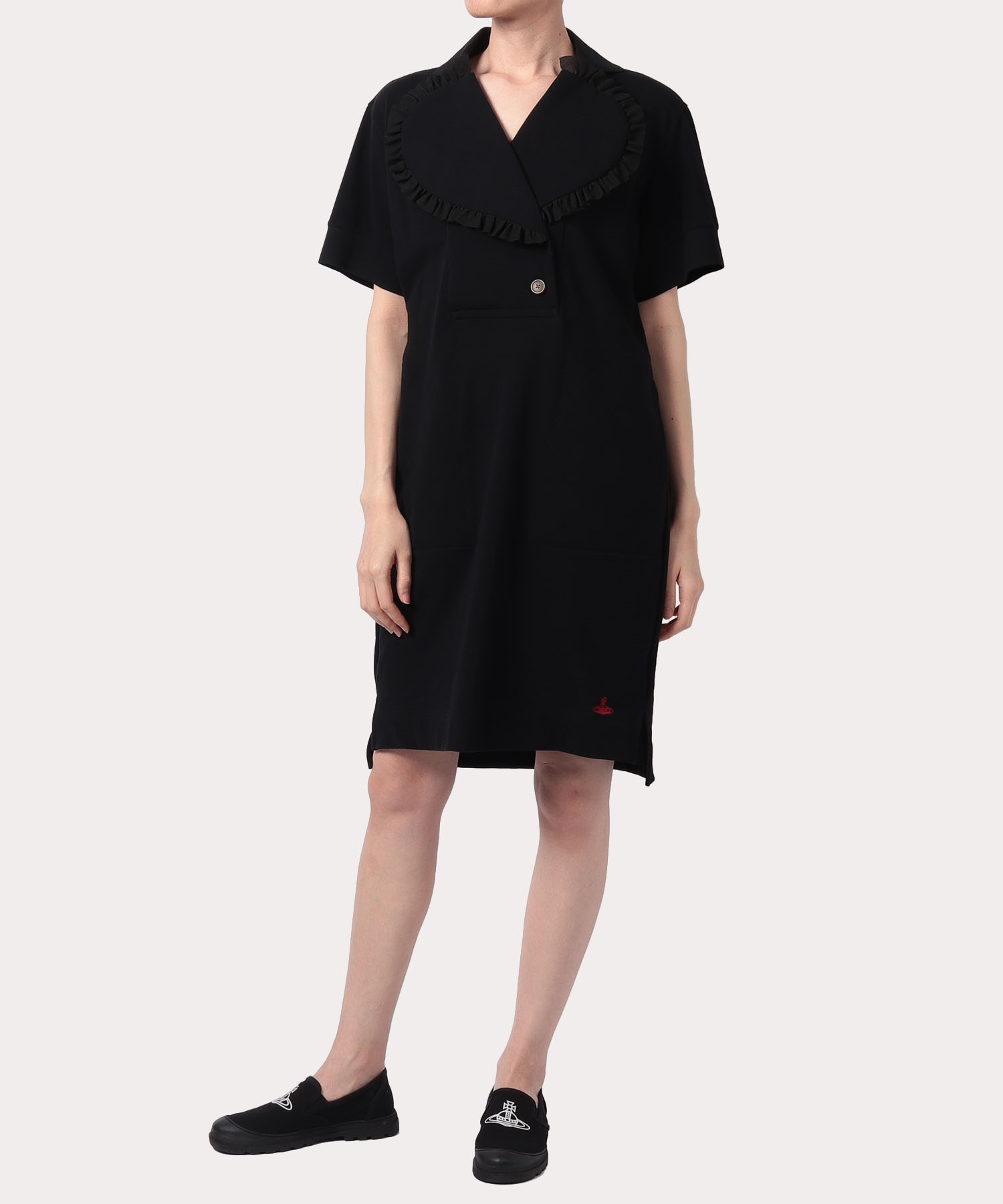 ラブフリル ポロtシャツワンピース ブラック レディース 公式通販 ヴィヴィアン ウエストウッド Vivienne Westwood