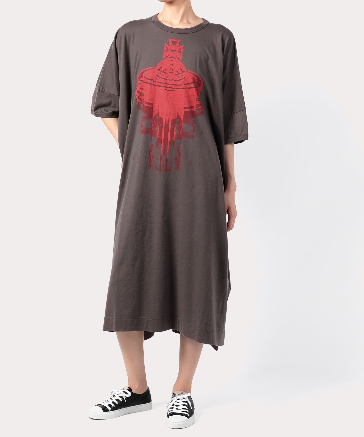 インベイジョンorb ビッグtシャツロングワンピース グレー レディース 公式通販 ヴィヴィアン ウエストウッド Vivienne Westwood