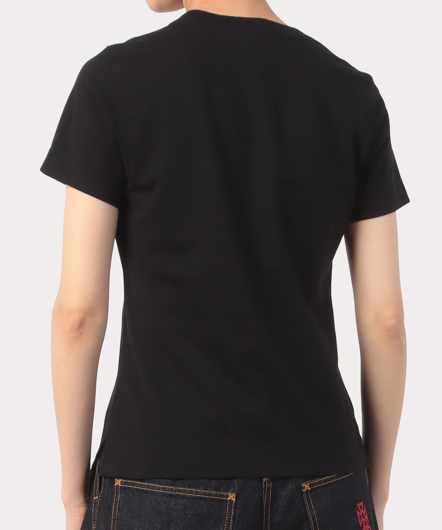 CAT クラシックTシャツ(ブラック)（レディース）（1612322009 