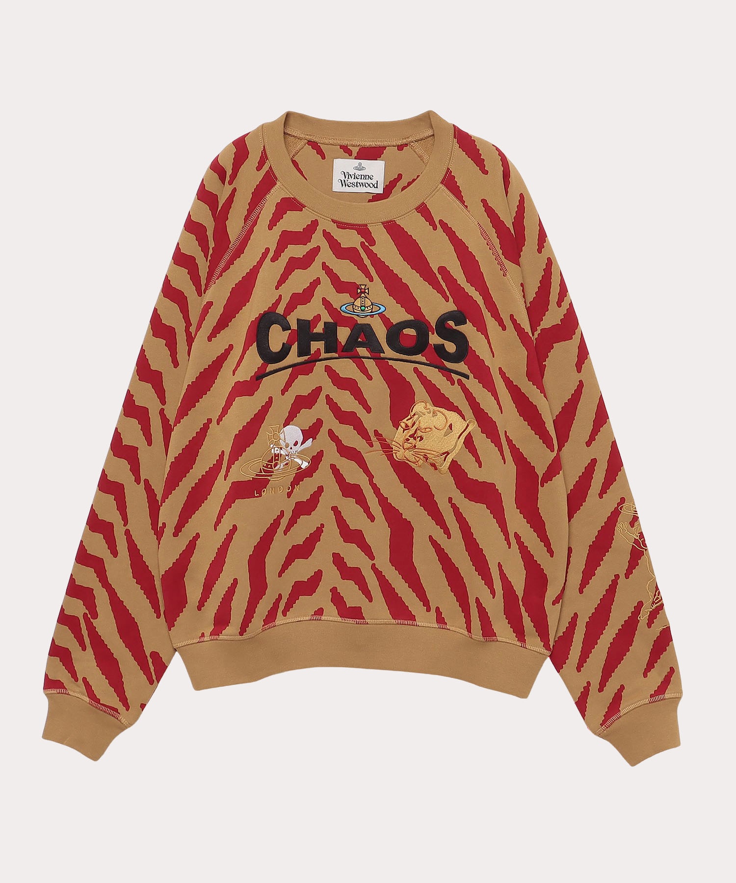 TIGER STRIPES RAGLANスウェット