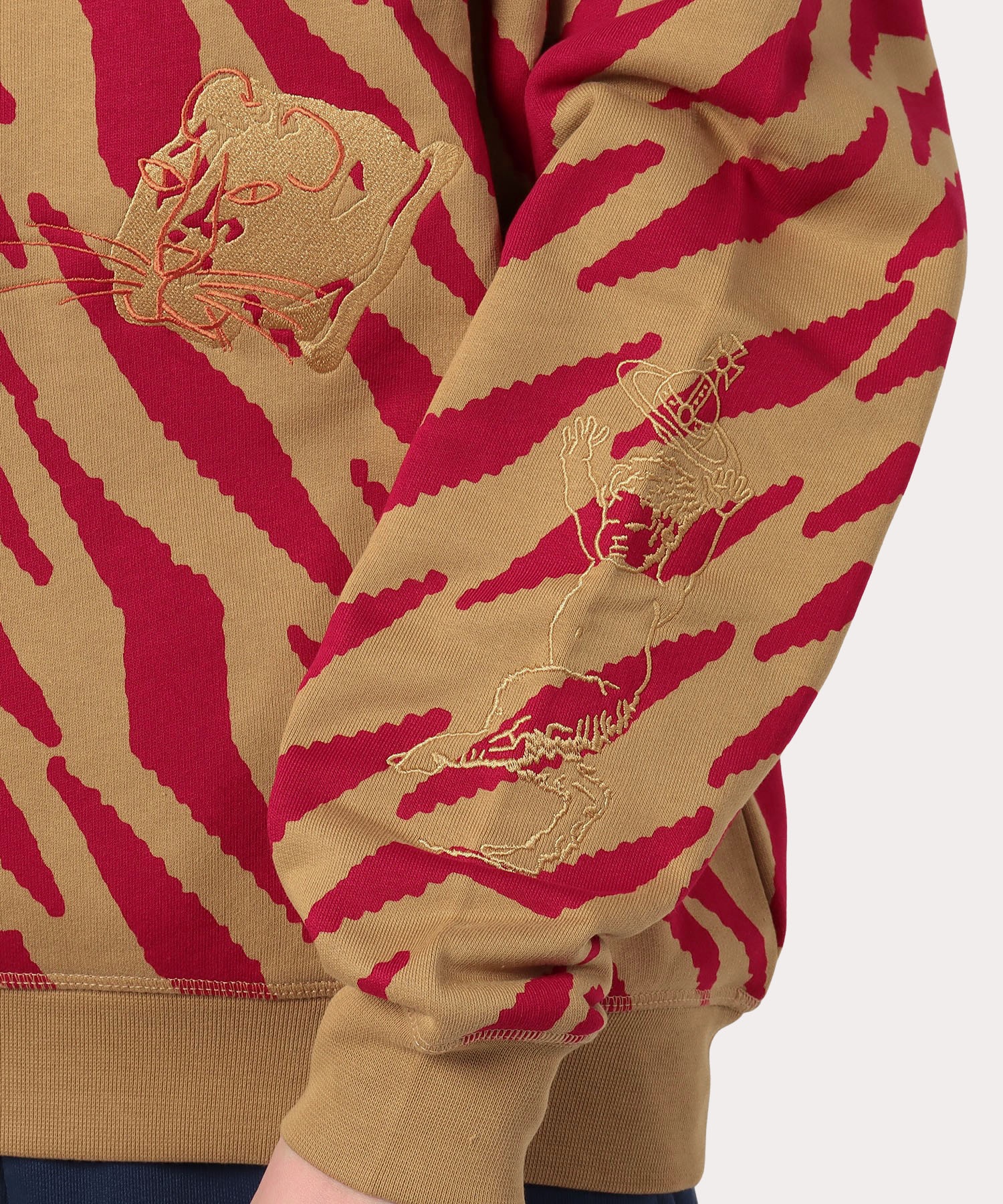 TIGER STRIPES RAGLANスウェット(レッド系)(レディース)(1210322020 ...
