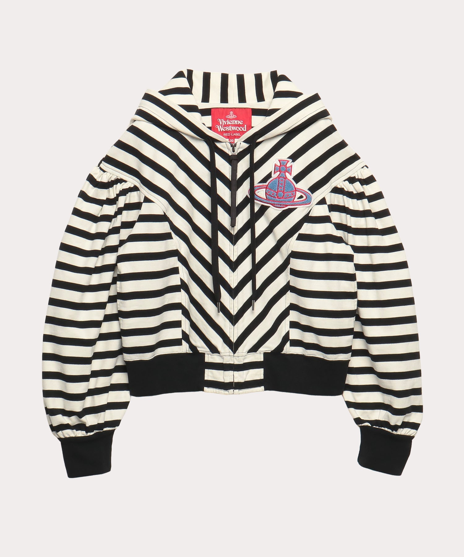 美品。ヴィヴィアンウェストウッド。クレータージャージギャザースリーブブルゾン Vivienne Westwood（ヴィヴィアンウエストウッド）の「ｸﾚｰﾀｰ