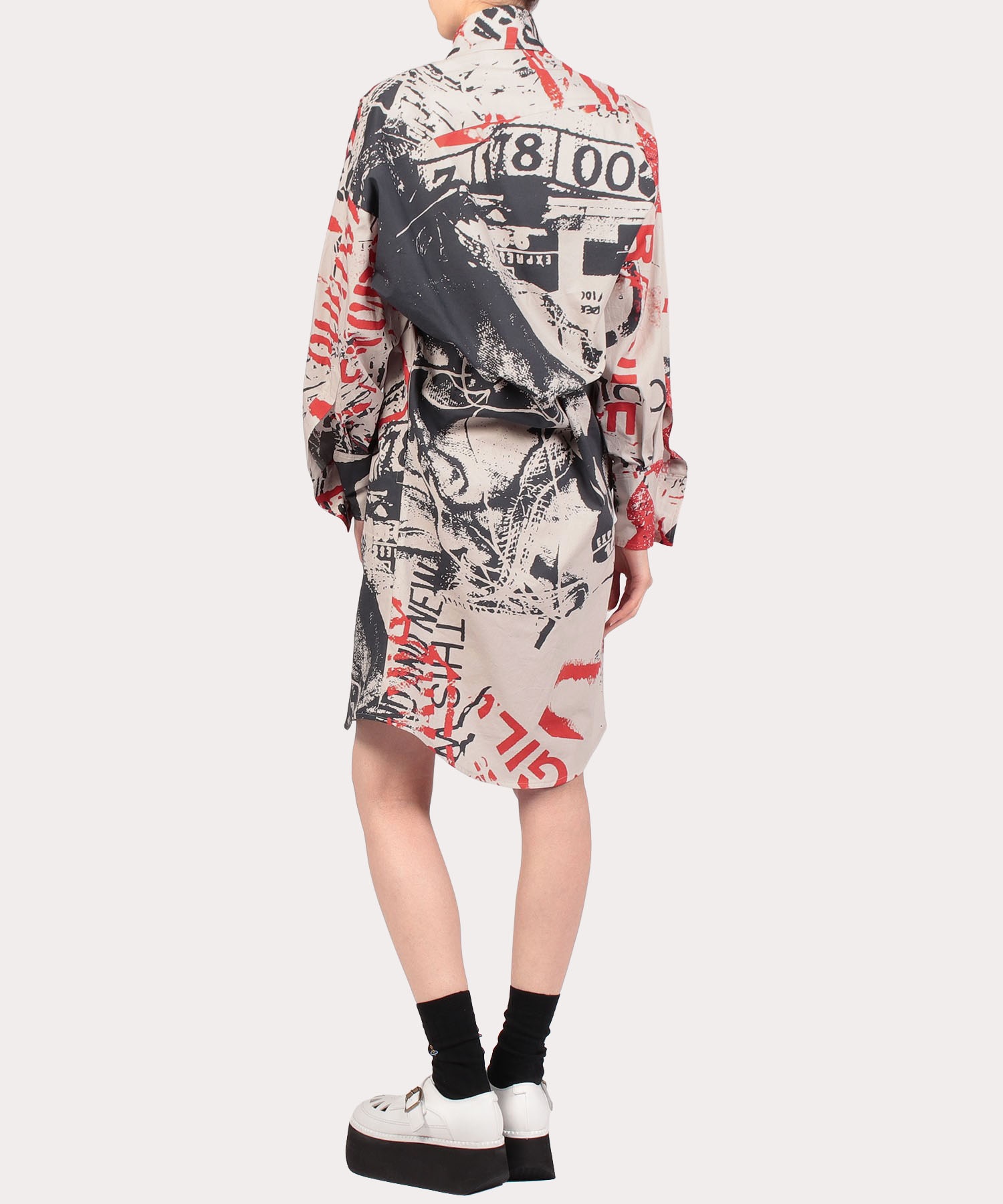 RED LABEL RUBBISH CHAOS シャツワンピース