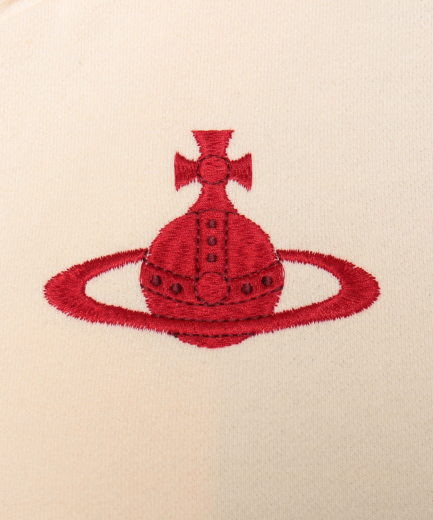 ORB刺繍 ジップパーカ(オフホワイト)（レディース）（1612431009 