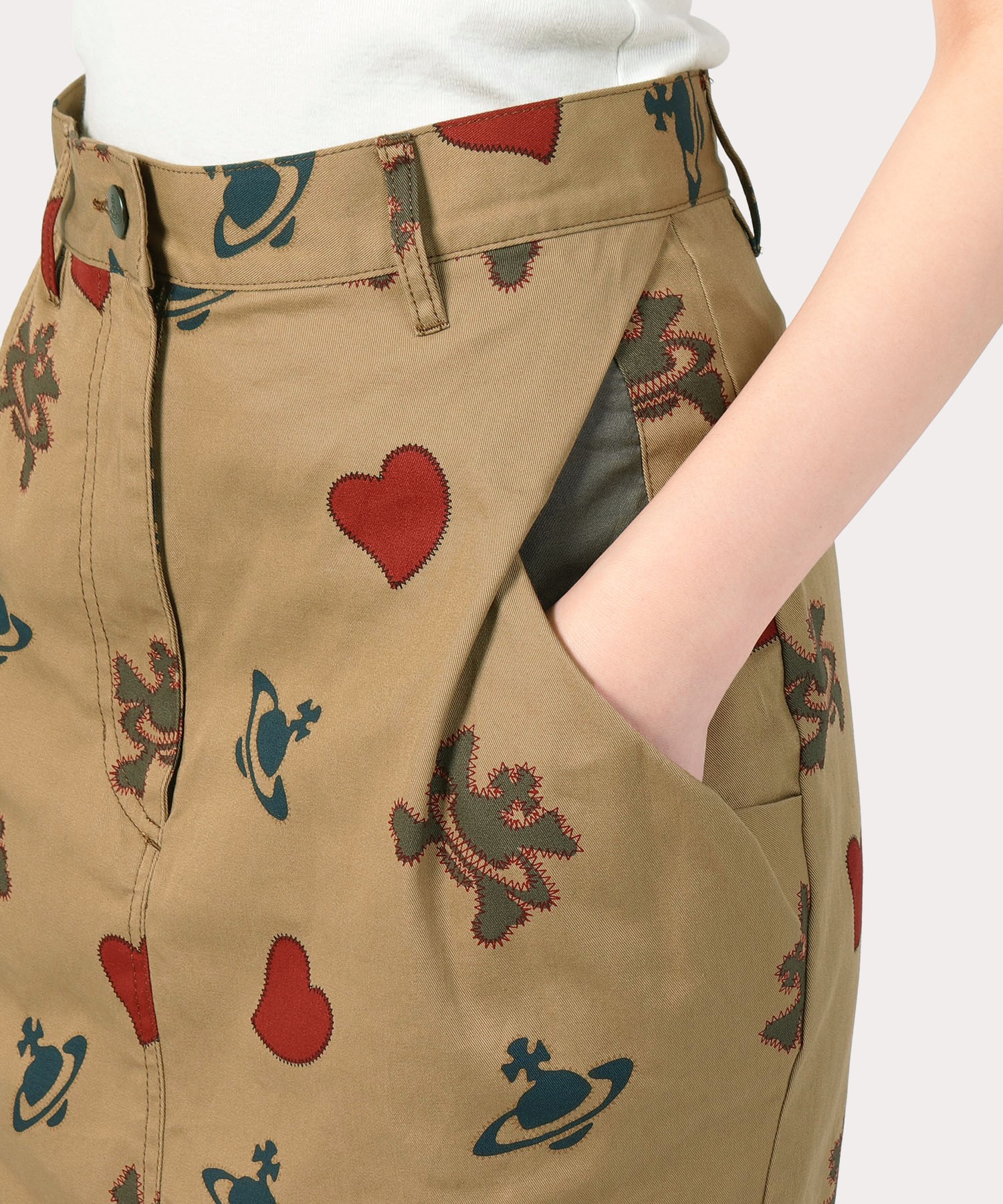HEART SKULL ORB ミニスカート