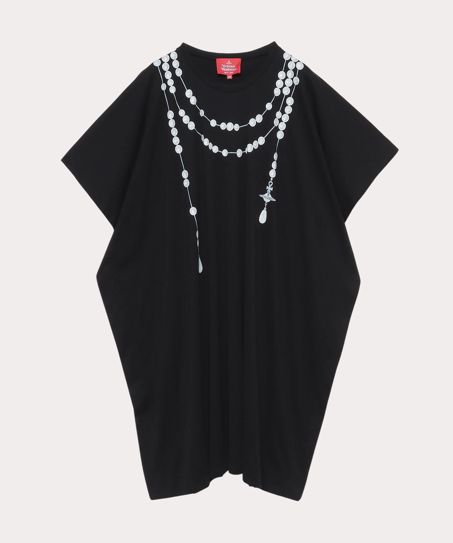 NECKLACE PRINT スクエアTシャツワンピース