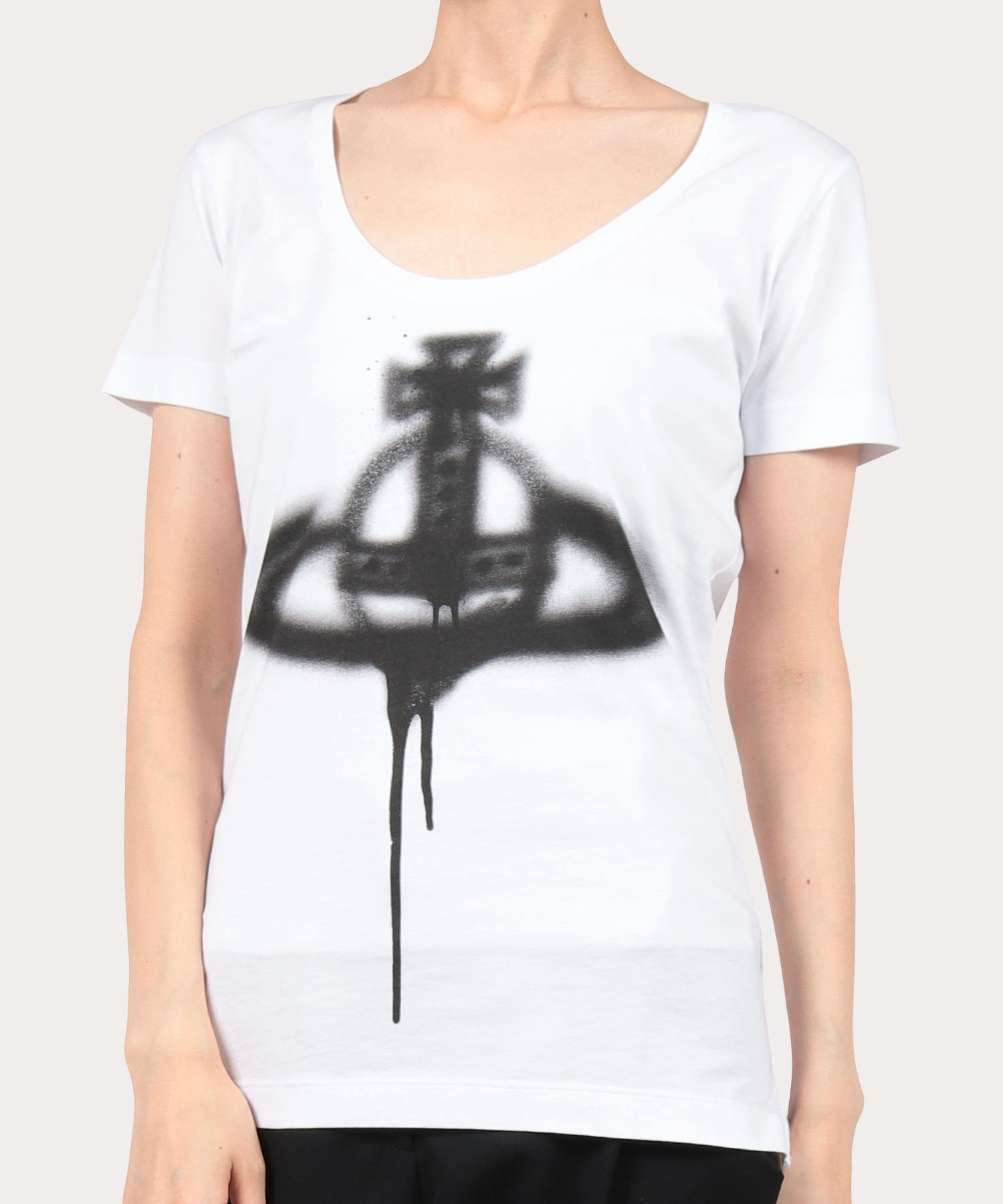 SPRAY ORB LOLLO Tシャツ(ホワイト)（レディース）（1210332023