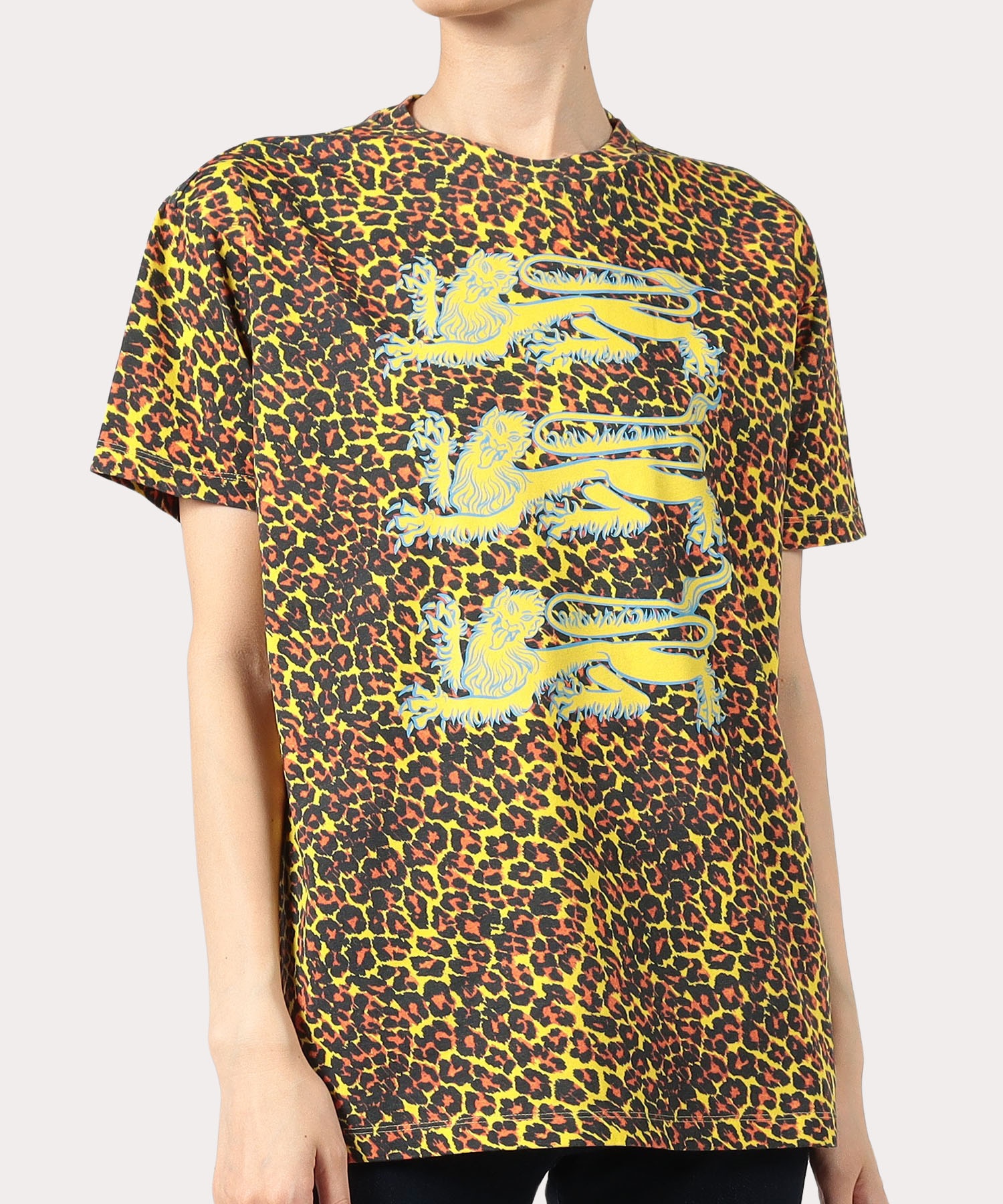 LEOPARD CLASSIC Tシャツ(ゴールド)（レディース）（1210332051