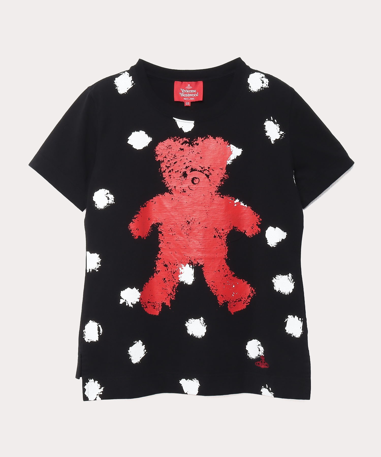 PAINTED TEDDY クラシックＴシャツ(ブラック系)（レディース）（1612342008）｜ウェアすべて(Tシャツ・カットソー)｜【公式通販】 ヴィヴィアン・ウエストウッド（Vivienne Westwood）