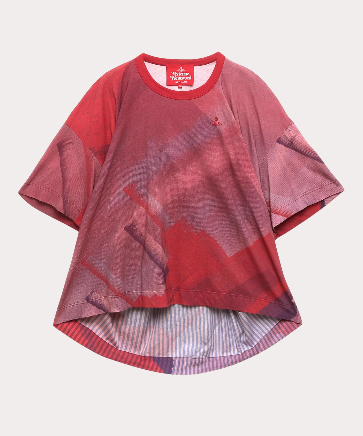 BATTERSEA POWER STATION ビッグマンTシャツ(レッド系)（レディース 