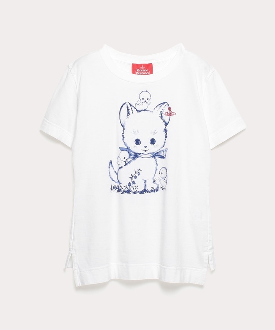 KITTY WITH WINE STAINS クラシックTシャツ