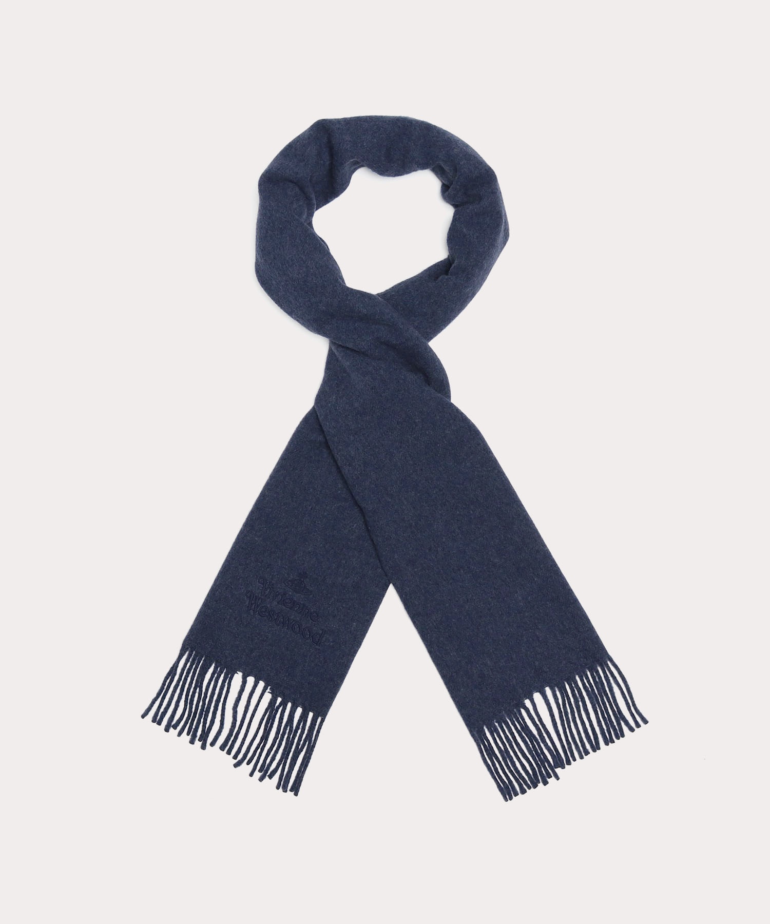 クラシック メンズマフラー ネイビー系 メンズ 9440muf7 公式通販 ヴィヴィアン ウエストウッド Vivienne Westwood