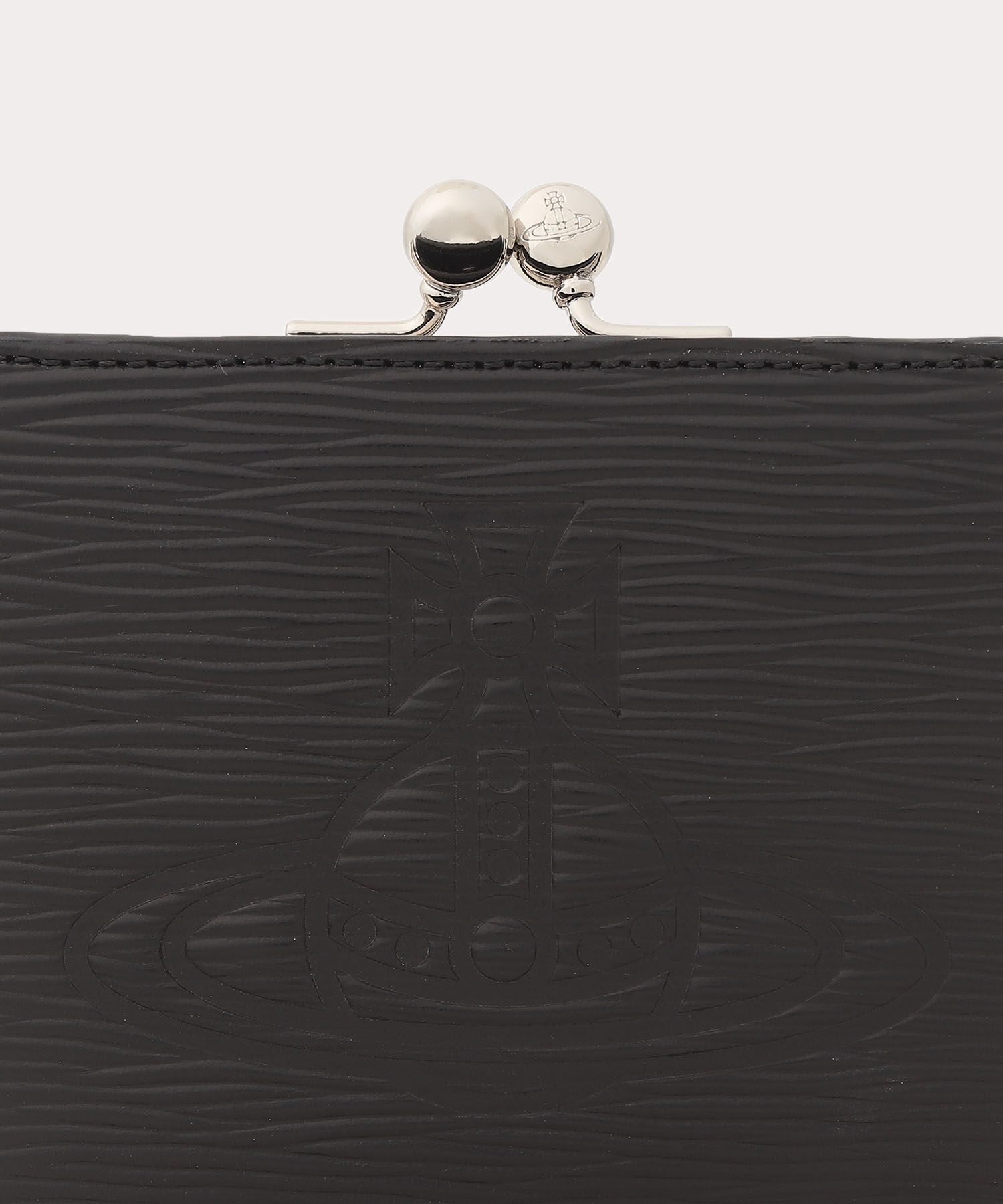FLOW 口金二つ折り財布(ブラック)（メンズ）（149114SW6131）｜財布