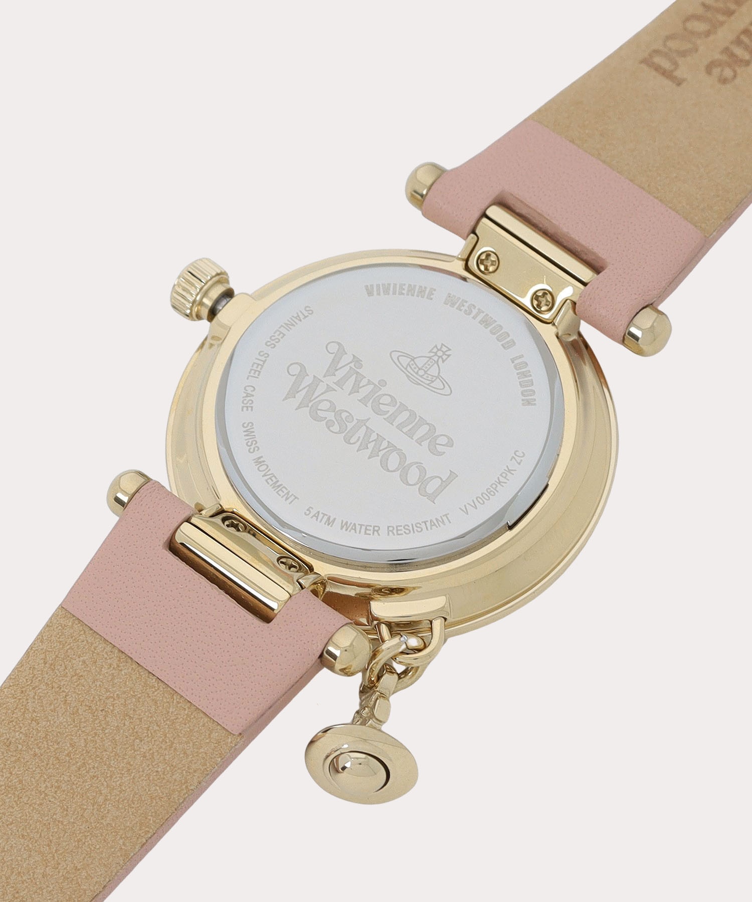 ORB II ウォッチ(ピンク系)（メンズ）（149303V006KLR）｜時計すべて(レザーベルト（時計）)｜【公式通販】ヴィヴィアン・ウエストウッド （Vivienne Westwood）