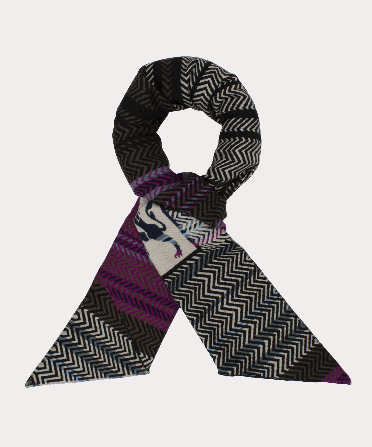 TWO POINT スカーフ(ネイビー)（メンズ）（249432MUF14Z）｜ストール  