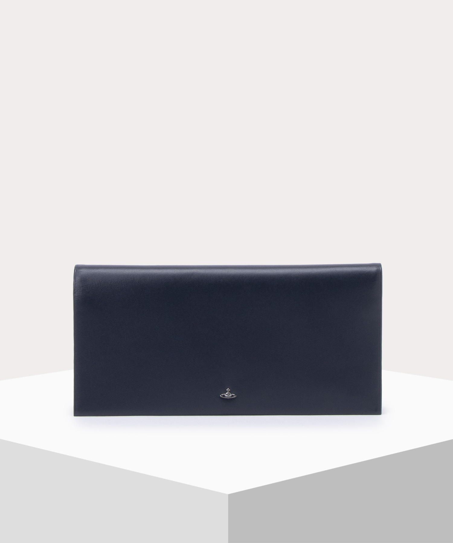 SMOOTH LEATHER 長財布(ネイビー)（メンズ）（249708LW14）｜財布  