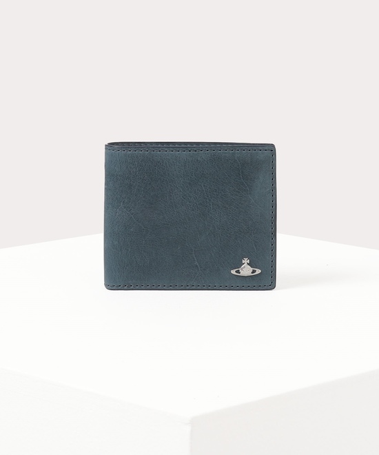 オンラインショップ限定 ハードプルアップ 二つ折り財布 ブルー系 メンズ sw23 公式通販 ヴィヴィアン ウエストウッド Vivienne Westwood
