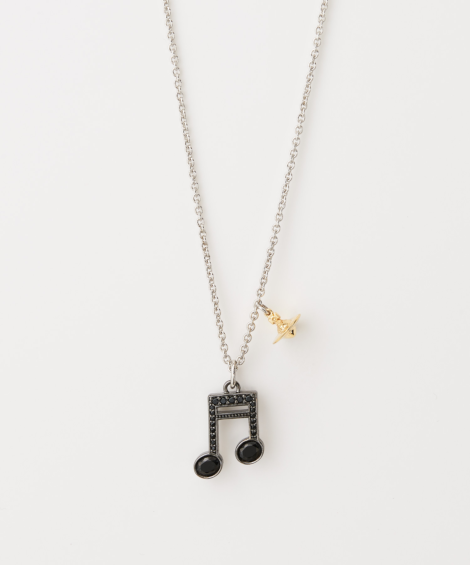 Man Note ネックレス ガンメタル メンズ 1291pe37 アクセサリーすべて ネックレス ペンダント 公式通販 ヴィヴィアン ウエストウッド Vivienne Westwood