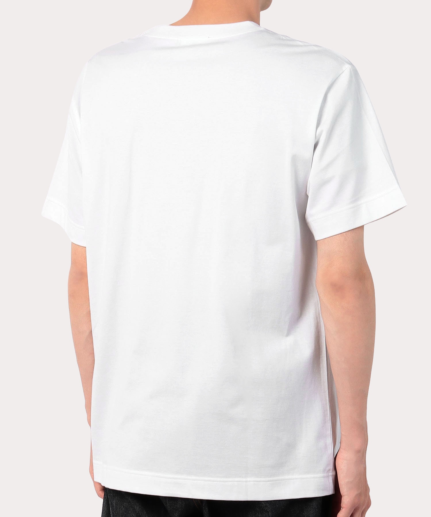 クエスチョンマークORB リラックスTシャツ(ホワイト)（メンズ 