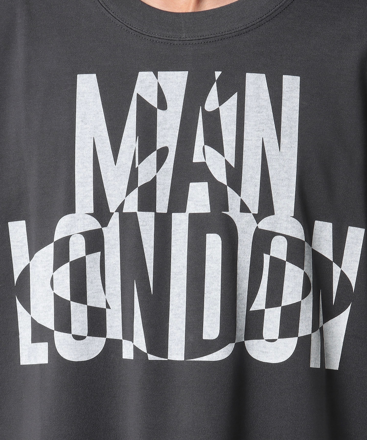 MAN LONDON リラックスTシャツ(グレー)(メンズ)(2290425113 配信元 ヴィヴィアンメンズlondonで購入unisexで着用可 カーディガン