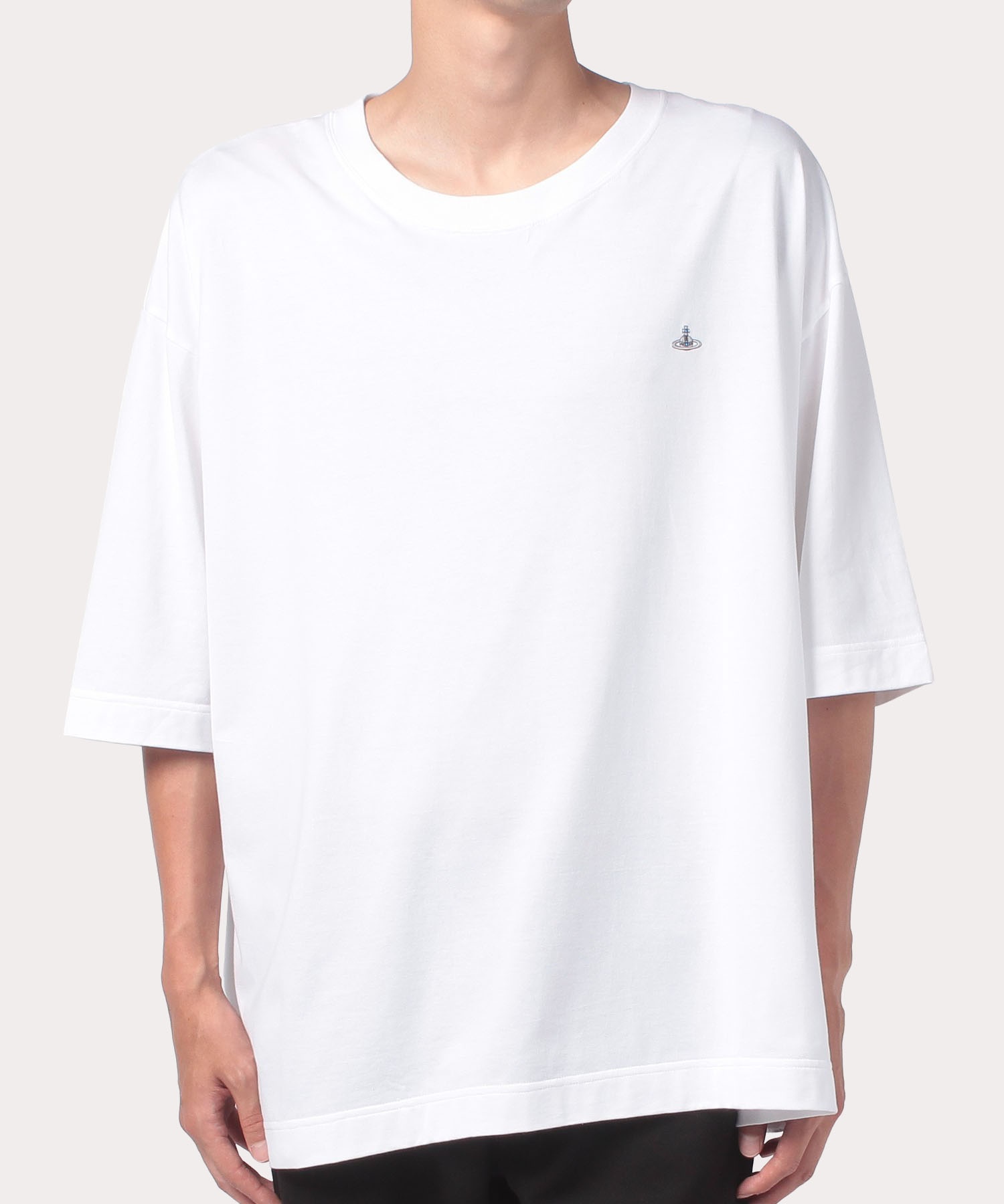 ワンポイントORB ビッグTシャツ(ホワイト)（メンズ）（2290195114 