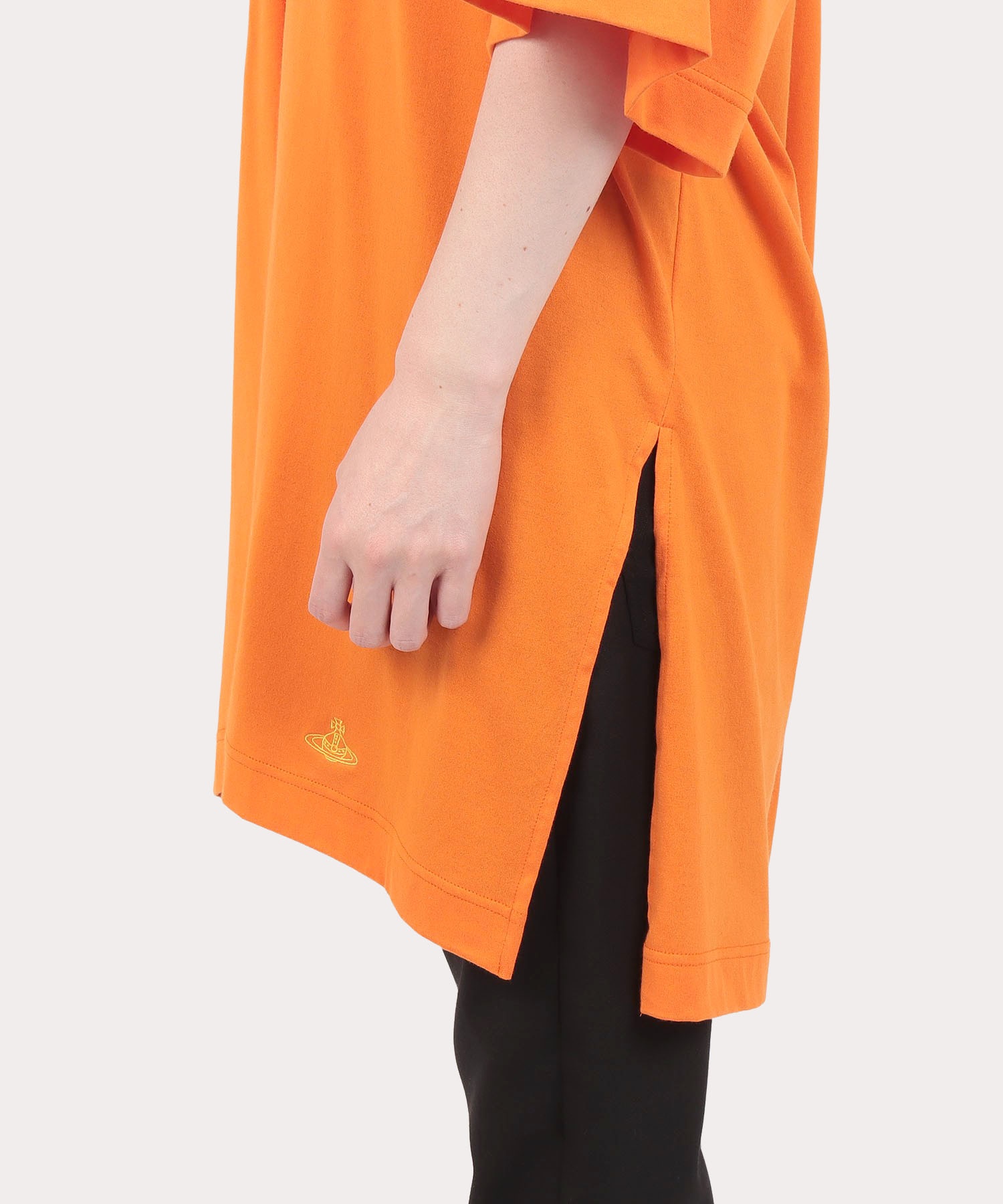 MONKEY ビッグロングTシャツ(オレンジ)（メンズ）（1390145122 