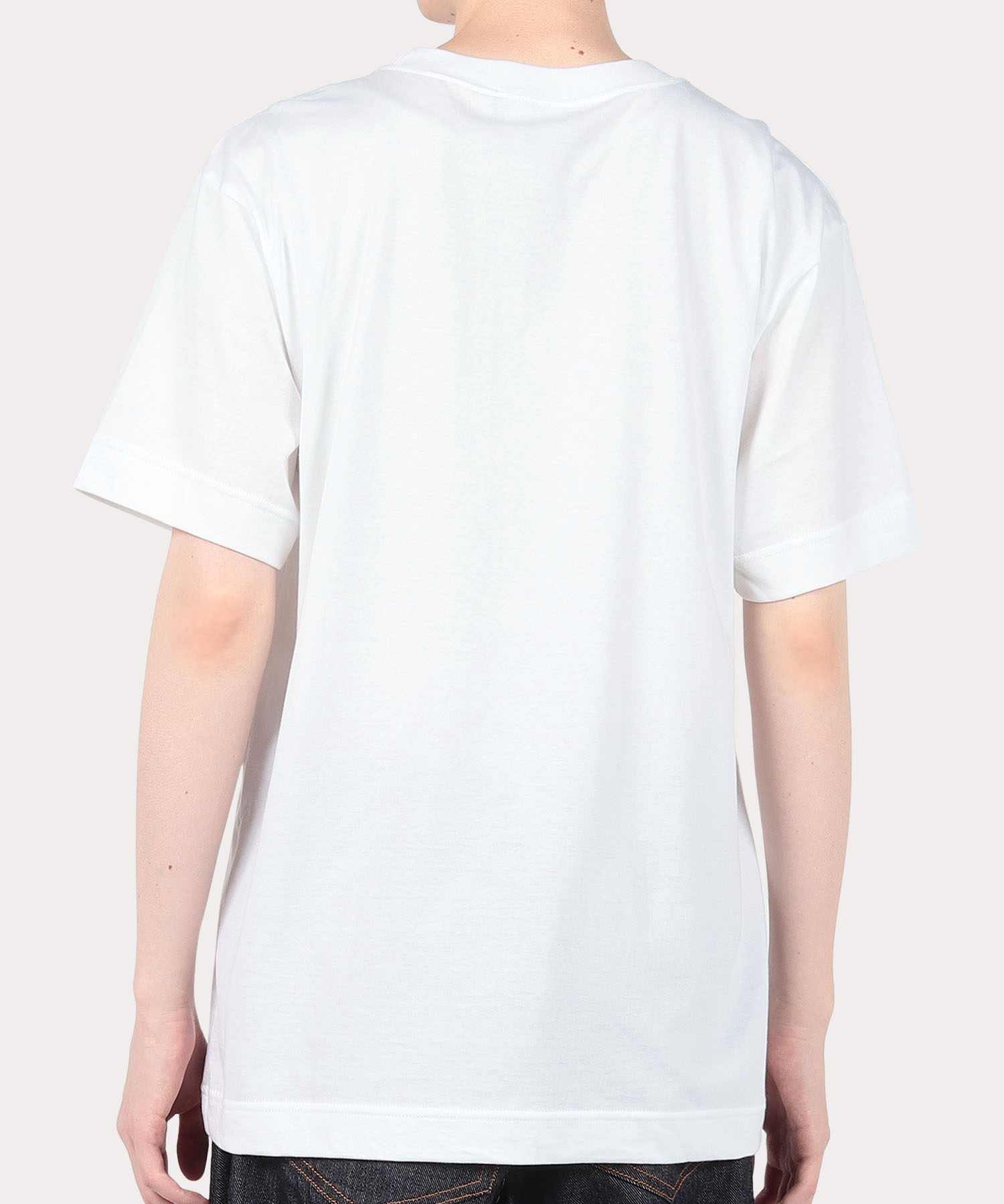 ワンポイントORB リラックスポケットTシャツ(ホワイト)（メンズ 