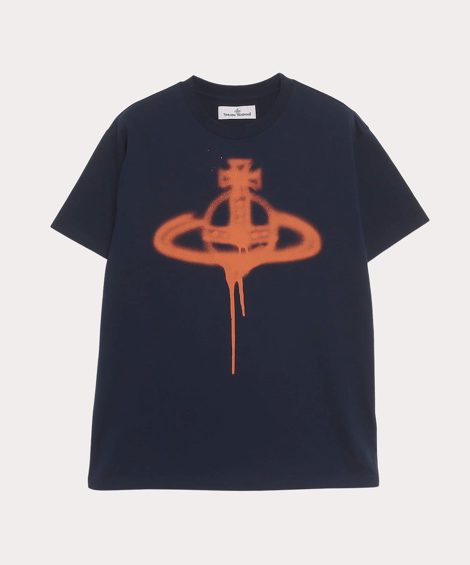 SPRAY ORB CLASSIC Tシャツ(ネイビー)（メンズ）（239202M3G114