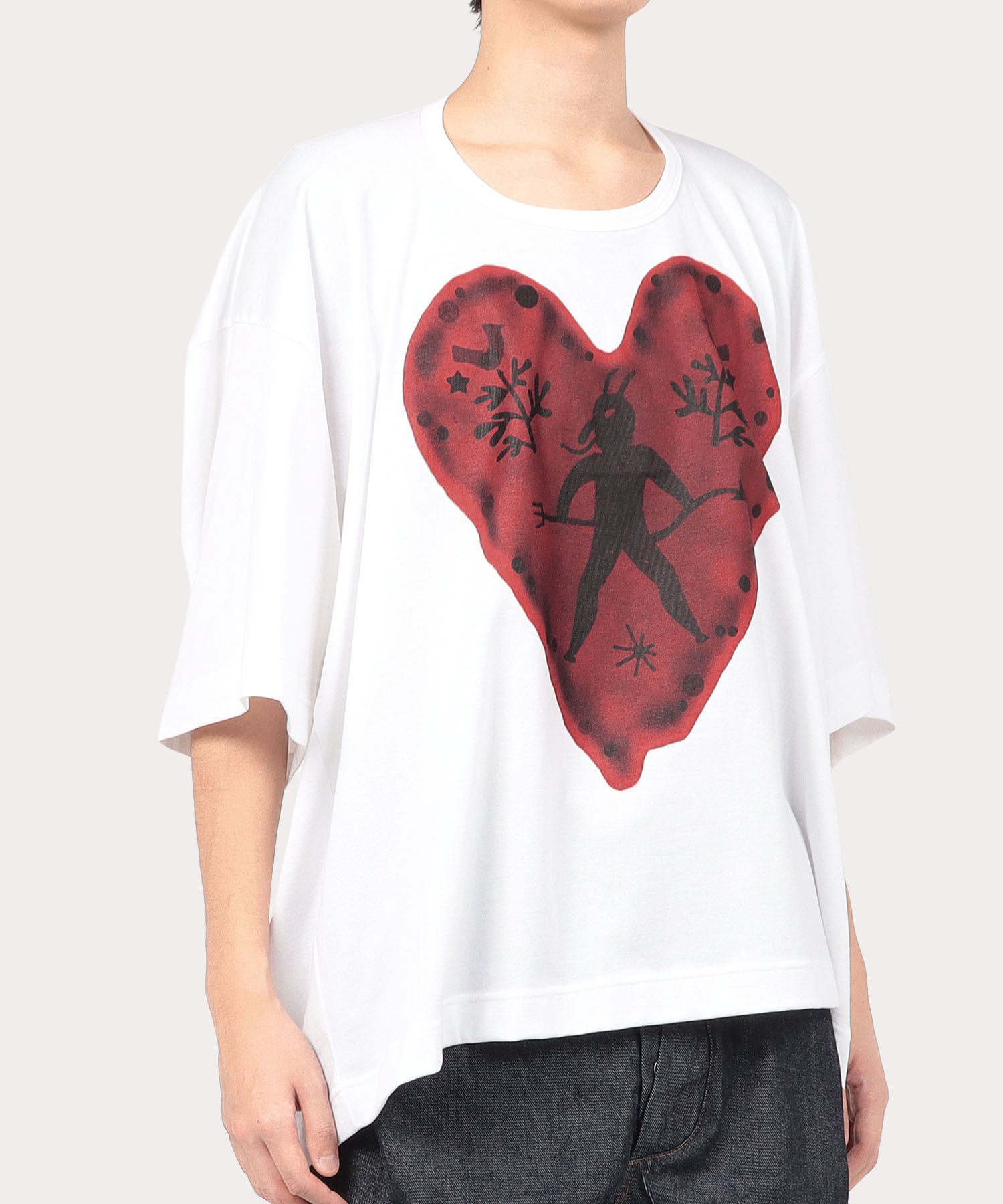 CLOWN HEART ビッグTシャツ