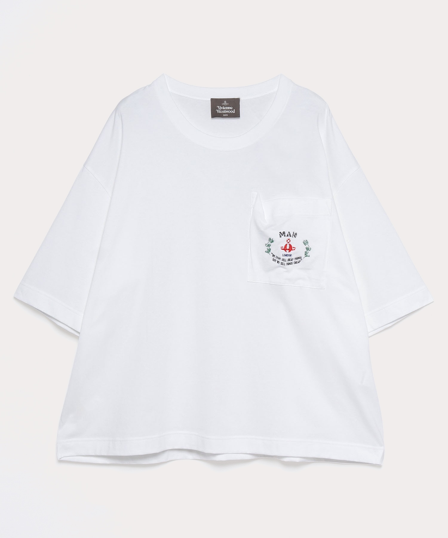 Tシャツ/カットソー(半袖/袖なし)Vivienne Westwood MANビッグTシャツ　ブラック