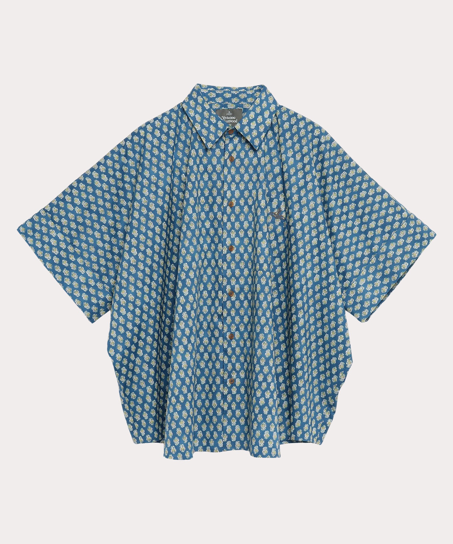 FLOWER GARDENER 半袖シャツ(ブルー)（メンズ）（1490547362）｜ウェア 