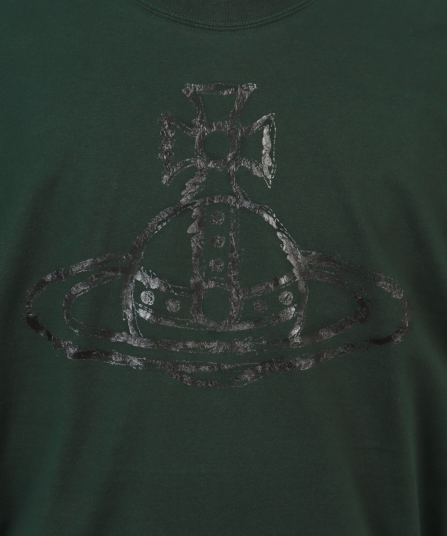 ROUGHLY STITCHED ORB トライアングル長袖Tシャツ