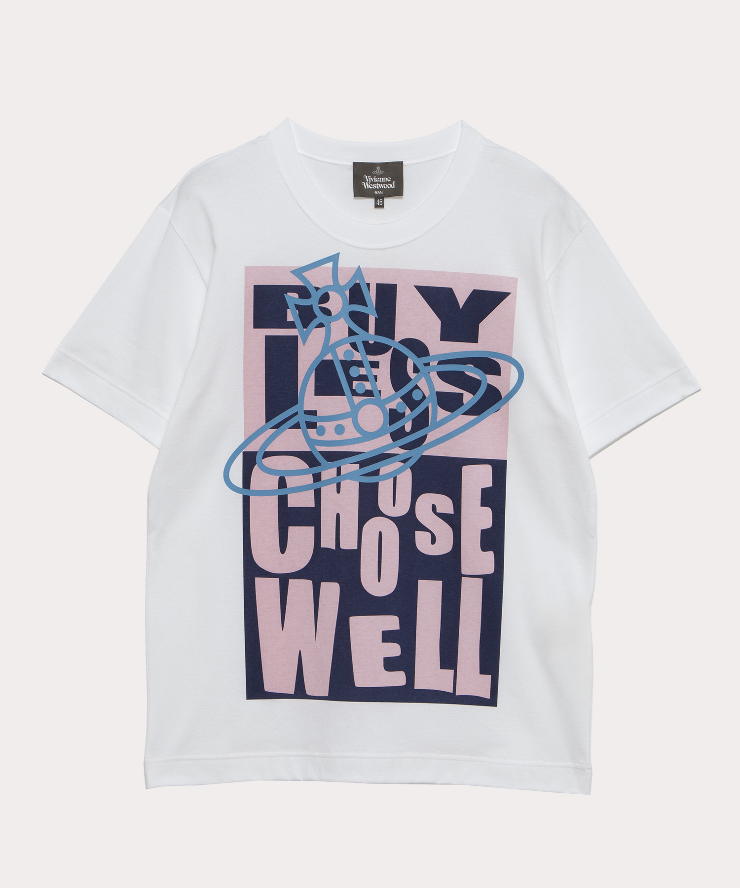 BUY LESS CHOOSE WELL リラックスTシャツ(ホワイト)（メンズ）（1590215113）｜ウェアすべて(Tシャツ ・カットソー)｜【公式通販】ヴィヴィアン・ウエストウッド（Vivienne Westwood）