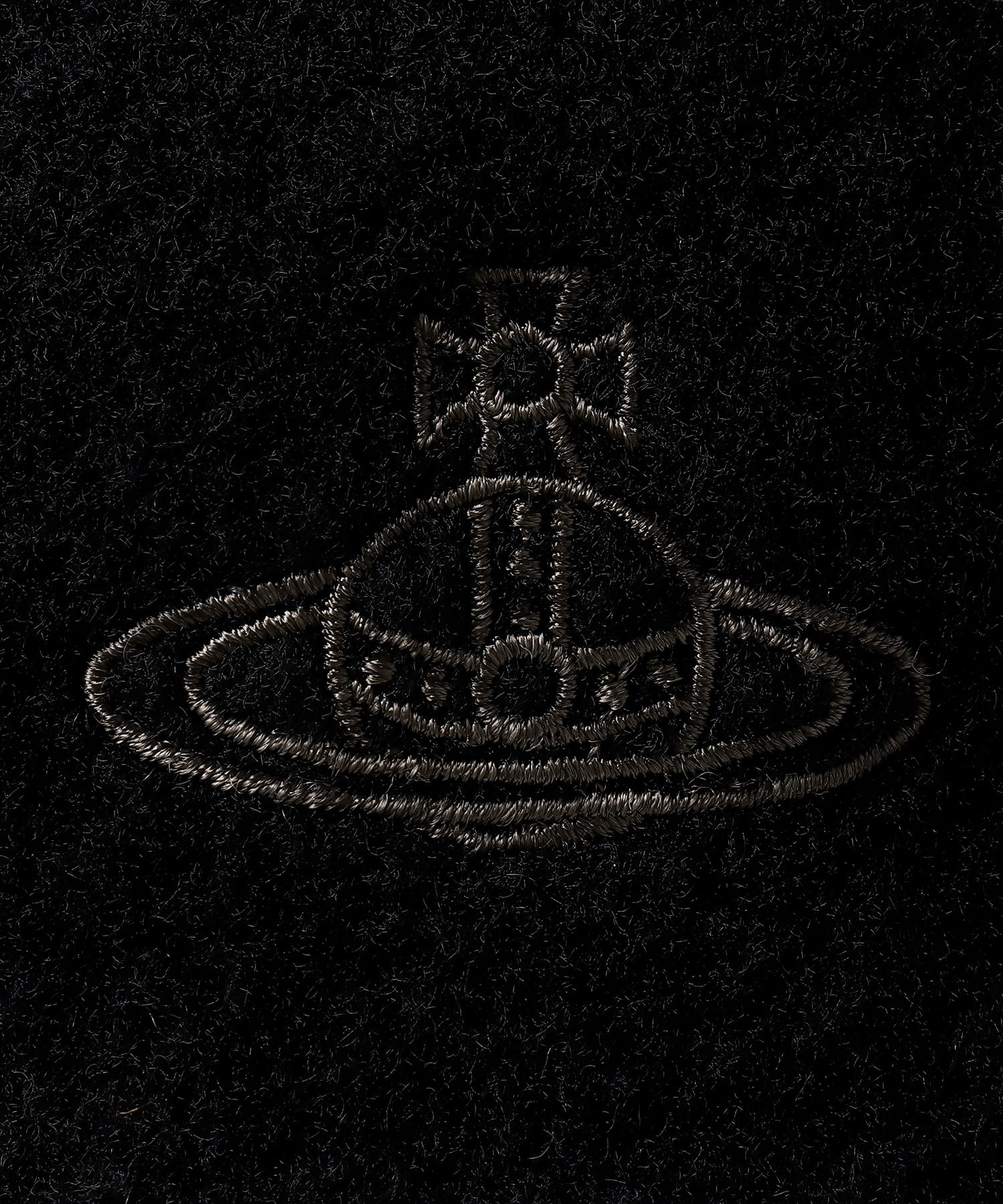 ラインorb刺繍 バスククロッシェ ブラック レディース 帽子すべて クロッシェ 公式通販 ヴィヴィアン ウエストウッド Vivienne Westwood