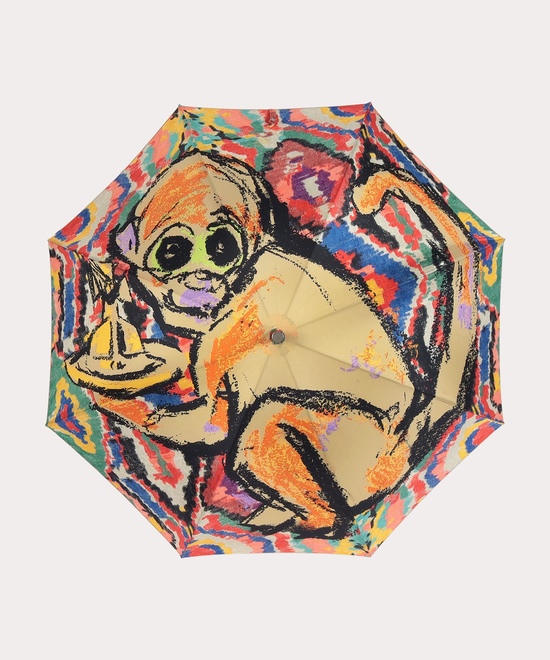 MONKEY × CRAYON DIAMONDS 一枚張り長傘