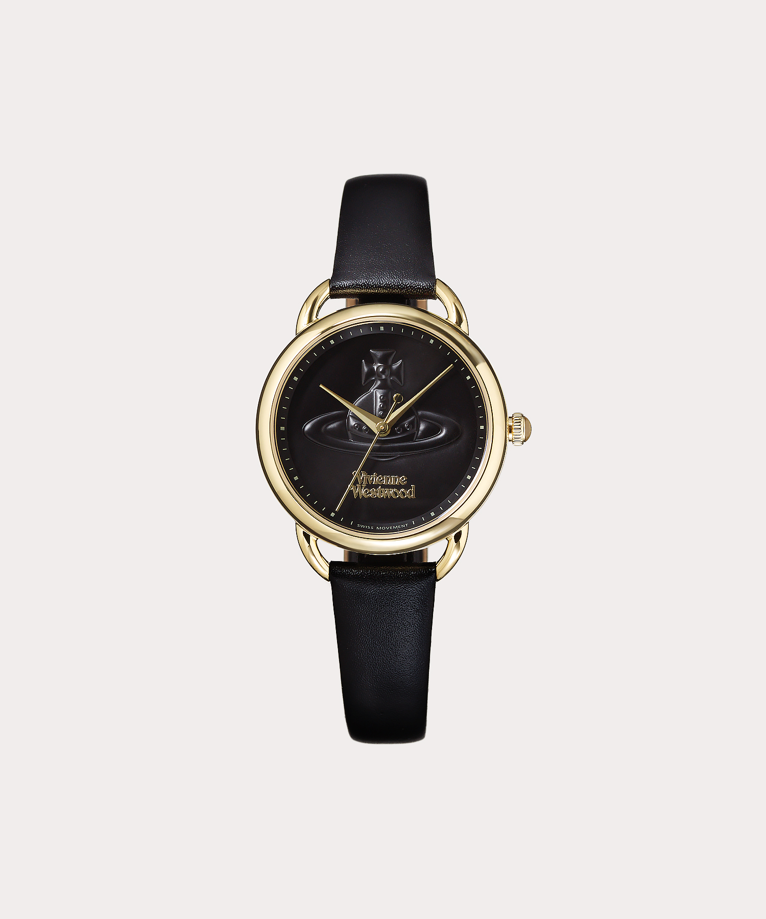 CARNABY ウォッチ(ゴールド×ブラック)（レディース）（VV163GDBLK）｜時計すべて(レザーベルト（時計）)｜【公式通販】 ヴィヴィアン・ウエストウッド（Vivienne Westwood）