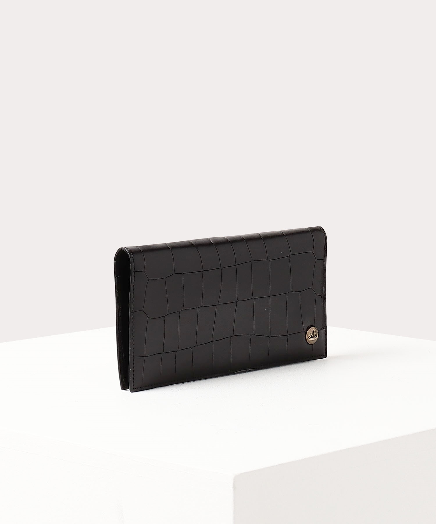 クロコII 長財布(ブラック)（メンズ）（VWK655）｜財布・レザーグッズ