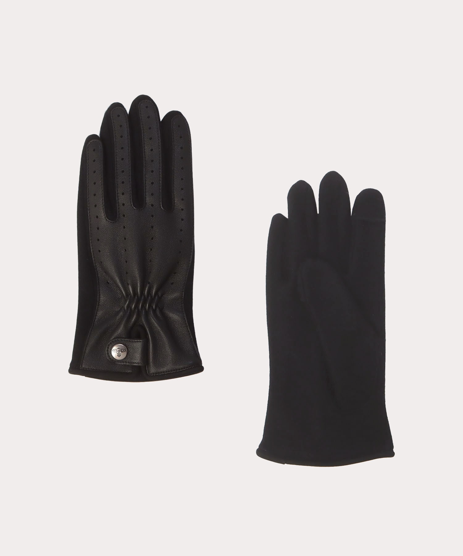 パンチング メンズ手袋(ブラック)（メンズ）（3132VW370）｜手袋すべて ...